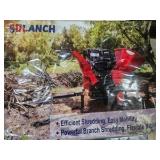 Unused SDLANCH SDLWC gas powered wood chipper