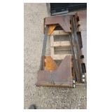 2026 Unused WOLVERINE ECOTRIC 3/8" Thick Quick Tach Cut Out Mount Plate QMP1-16-10T