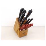 Lot of 19 WÜSTHOF Knives (3 sets), 3 WÜSTHOF Sharpeners and 2 WÜSTHOF Wood Block Holders
