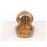 Novelty Copper and Brass 6.5" Desktop Divers Helmet