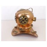 Novelty Copper and Brass 6.5" Desktop Divers Helmet