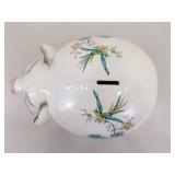 2 LARGE Porcelain Piggy Banks