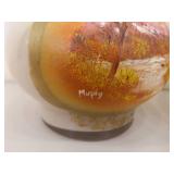 Lot of Various Vintage Glass Oil Lamps