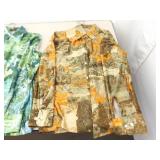 Lot of Vintage Mens Hawaiian Shirts, Gas Station Attendant Coat, etc.