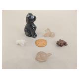 Lot of Semi Precious etc. Stone Pendants, Fossils, etc.