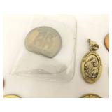 Lot of Misc Silver etc. US etc. Coins and Tokens