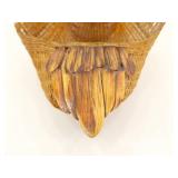 13" Vintage Hand Woven Goose Basket