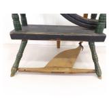 Antique Wood Spinning Wheel