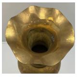 24" Tall Ornate Brass Vase