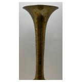 36" Tall Ornate Brass Vase