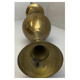 36" Tall Ornate Brass Vase