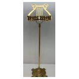 38" Ornate BRASS Adjustable Music Stand