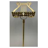 38" Ornate BRASS Adjustable Music Stand