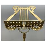 38" Ornate BRASS Adjustable Music Stand
