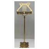 38" Ornate BRASS Adjustable Music Stand