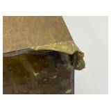 20 1/2" Brass Lion Adorned Umbrella Stand