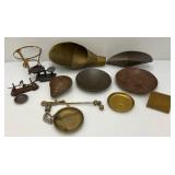 Antique Metal Scoops And More