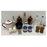 Misc. Vintage Collectible Bottles Including Maple Syrup And More
