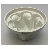 Antique Shelley England Jelly Mold Floral Twist Design 4" x 6"