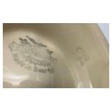 1920-1935 Villeroy & Boch In Mettlach Collectible Pedestal Bowl, Compote, Planter Marked 300 4 1/4" x 6 3/4"