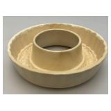 Antique Stamped G.M.T. Germany Ceramic Jelly Baking Mold 2" x 7 3/4"