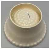 Antique German Stamped Ceramic Jelly Mold 4 1/2" x 9 1/2"