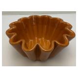 Vintage French SIF Brand Heavy Brown Ceramic Jelly Mold/Serving Dish 3 1/2" x 8"