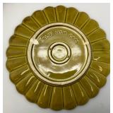 MCM Avacado Scalloped California Pottery Soup Tureen, Ladle, Plate & Lid