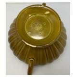 MCM Avacado Scalloped California Pottery Soup Tureen, Ladle, Plate & Lid