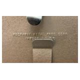 Vintage Heavy Duty Lock Box With Key 4 3/4" x 8" x 13"