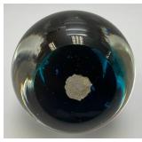 Vintage Encased 5.25" MURANO Art Glass Alfredo Bardini Pear Paperweight Sculpture