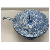 Vintage STANGL Pottery Soup Tureen With Cover And Ladle