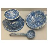 Vintage STANGL Pottery Soup Tureen With Cover And Ladle