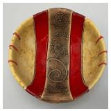 Unique Art Pottery Piece Bowl Signed P. Mapnhoba 3" x 7 1/2"