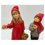 Vintage Candy Designs (NORWAY) Girl/Boy Figurines 8 1/2"  & 10"