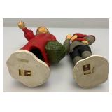 Vintage Candy Designs (NORWAY) Girl/Boy Figurines 8 1/2"  & 10"