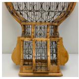 Very Unique Victorian Style Wall Hanging Bird Cage 8" x 17" x 28 1/2"