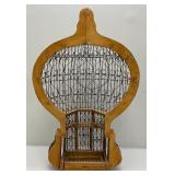 Very Unique Victorian Style Wall Hanging Bird Cage 8" x 17" x 28 1/2"
