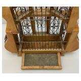 Very Unique Victorian Style Wall Hanging Bird Cage 8" x 17" x 28 1/2"