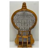 Very Unique Victorian Style Wall Hanging Bird Cage 8" x 17" x 28 1/2"