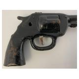 Vintage WYANDOTTE Tin Litho Bell Target Game With Dart Pistol And Original Box (VERY VERY COOL) No Darts Present