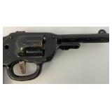 Vintage WYANDOTTE Tin Litho Bell Target Game With Dart Pistol And Original Box (VERY VERY COOL) No Darts Present