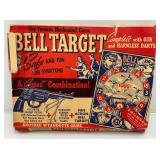 Vintage WYANDOTTE Tin Litho Bell Target Game With Dart Pistol And Original Box (VERY VERY COOL) No Darts Present