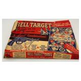 Vintage WYANDOTTE Tin Litho Bell Target Game With Dart Pistol And Original Box (VERY VERY COOL) No Darts Present