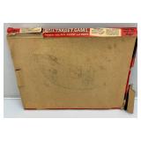 Vintage WYANDOTTE Tin Litho Bell Target Game With Dart Pistol And Original Box (VERY VERY COOL) No Darts Present