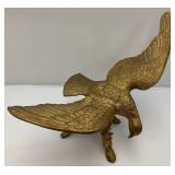 Vintage Large Brass Bird 12 1/2" x 17" x 23 1/2"
