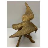 Vintage Large Brass Bird 12 1/2" x 17" x 23 1/2"
