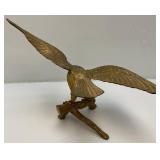 Vintage Large Brass Bird 12 1/2" x 17" x 23 1/2"