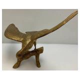 Vintage Large Brass Bird 12 1/2" x 17" x 23 1/2"