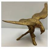 Vintage Large Brass Bird 12 1/2" x 17" x 23 1/2"